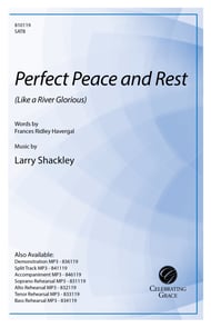Perfect Peace and Rest SATB choral sheet music cover Thumbnail